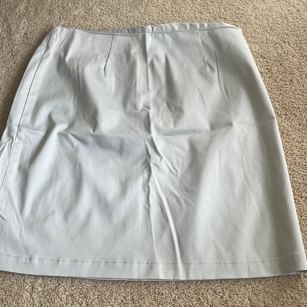 Light blue skirt